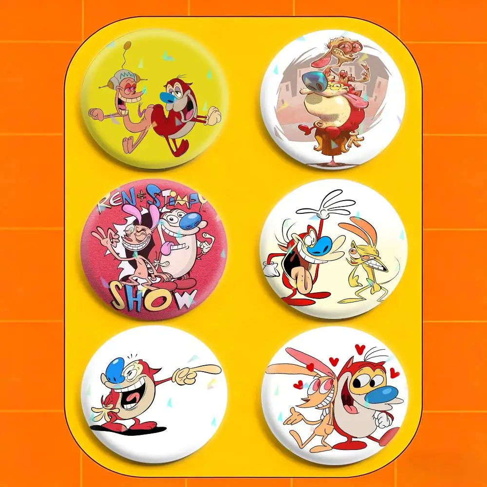 he R-Ren and Stimpy Show 32/44/58mm Handmade Pins Round Brooch Badge Backpacks Clothes Jewelry Gifts
he R-Ren and Stimpy Show 32/44/58mm Handmade Pins Round Brooch Badge Backpacks Clothes Jewelry Gifts