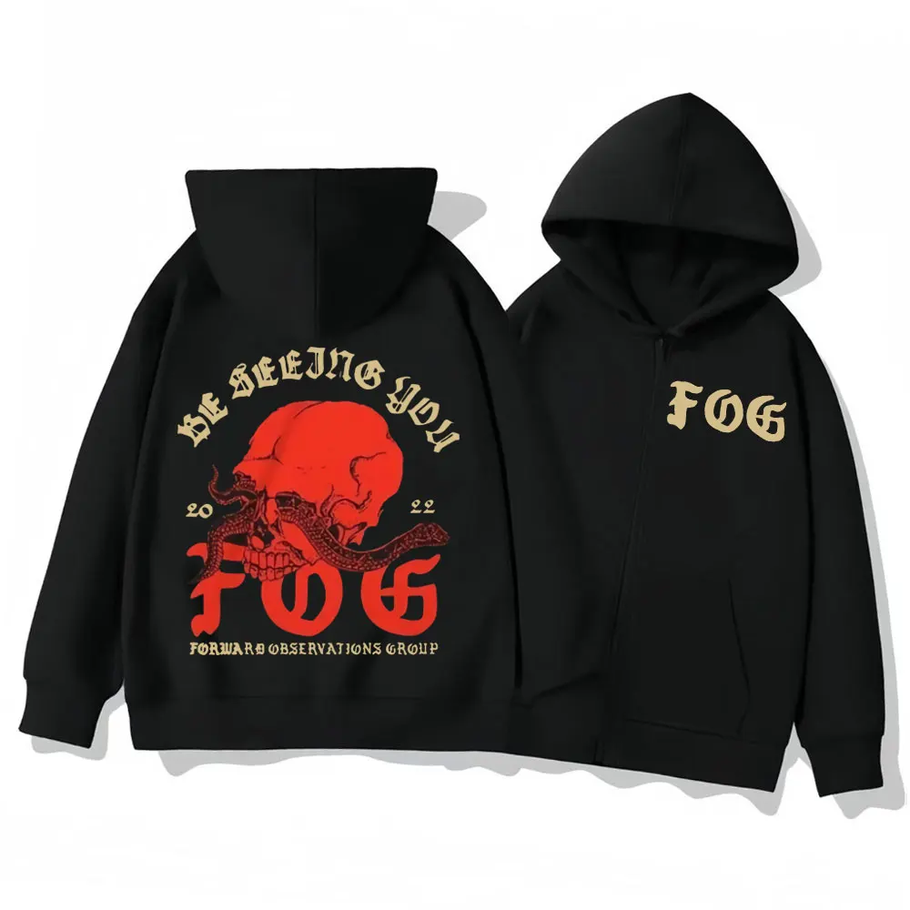 Forward Observations Group Be Seeing You Zipper Hoodies Harajuku Fashion Zip Up Sweatshirts High Quality Fleece Pullovers Unisex
Forward Observations Group Be Seeing You Zipper Hoodies Harajuku Fashion Zip Up Sweatshirts High Quality Fleece Pullovers Unisex