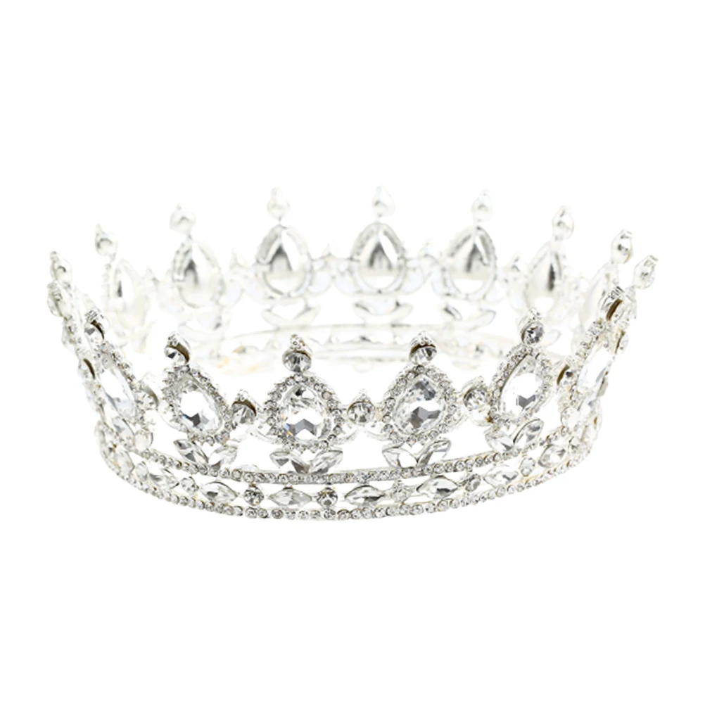Rhinestone Crown Woman Wedding Hair Accessories Shining Bridal Headpiece Crystal Tiara Daily Life Durable Lightweight Alloy
Rhinestone Crown Woman Wedding Hair Accessories Shining Bridal Headpiece Crystal Tiara Daily Life Durable Lightweight Alloy