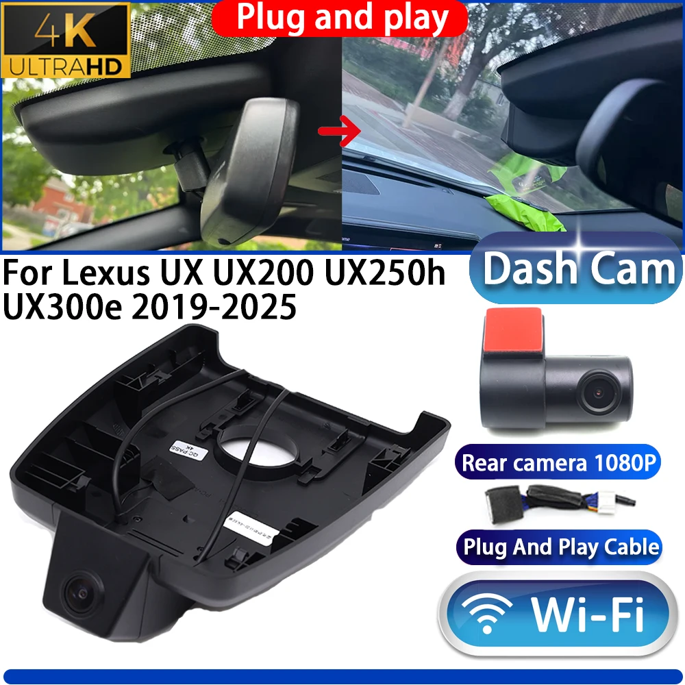 HighCity For Lexus UX UX200 UX250h UX300e 2019-2025 Dash Cam Camera DVR 4K UHD 2160P Night Vision Plug And Play Video Recorder
HighCity For Lexus UX UX200 UX250h UX300e 2019-2025 Dash Cam Camera DVR 4K UHD 2160P Night Vision Plug And Play Video Recorder