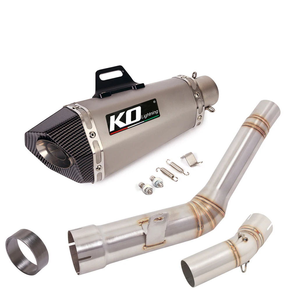 Slip On For Kawasaki Ninja ZX-10R 2021-2024 Motorcycle Full Exhaust Escape System Stainless Steel Mid Link Pipe With DB Killer
Slip On For Kawasaki Ninja ZX-10R 2021-2024 Motorcycle Full Exhaust Escape System Stainless Steel Mid Link Pipe With DB Killer