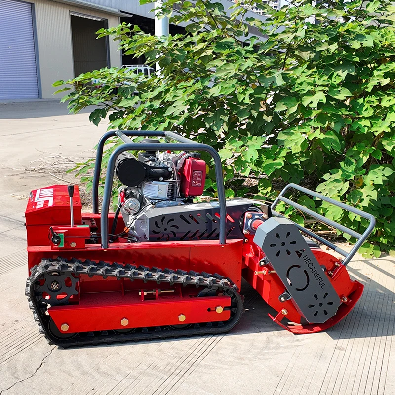 Customized China Supply Rubber Crawler Robot Self Propelled Garden Remote Control Lawn Mower for Sale
Customized China Supply Rubber Crawler Robot Self Propelled Garden Remote Control Lawn Mower for Sale