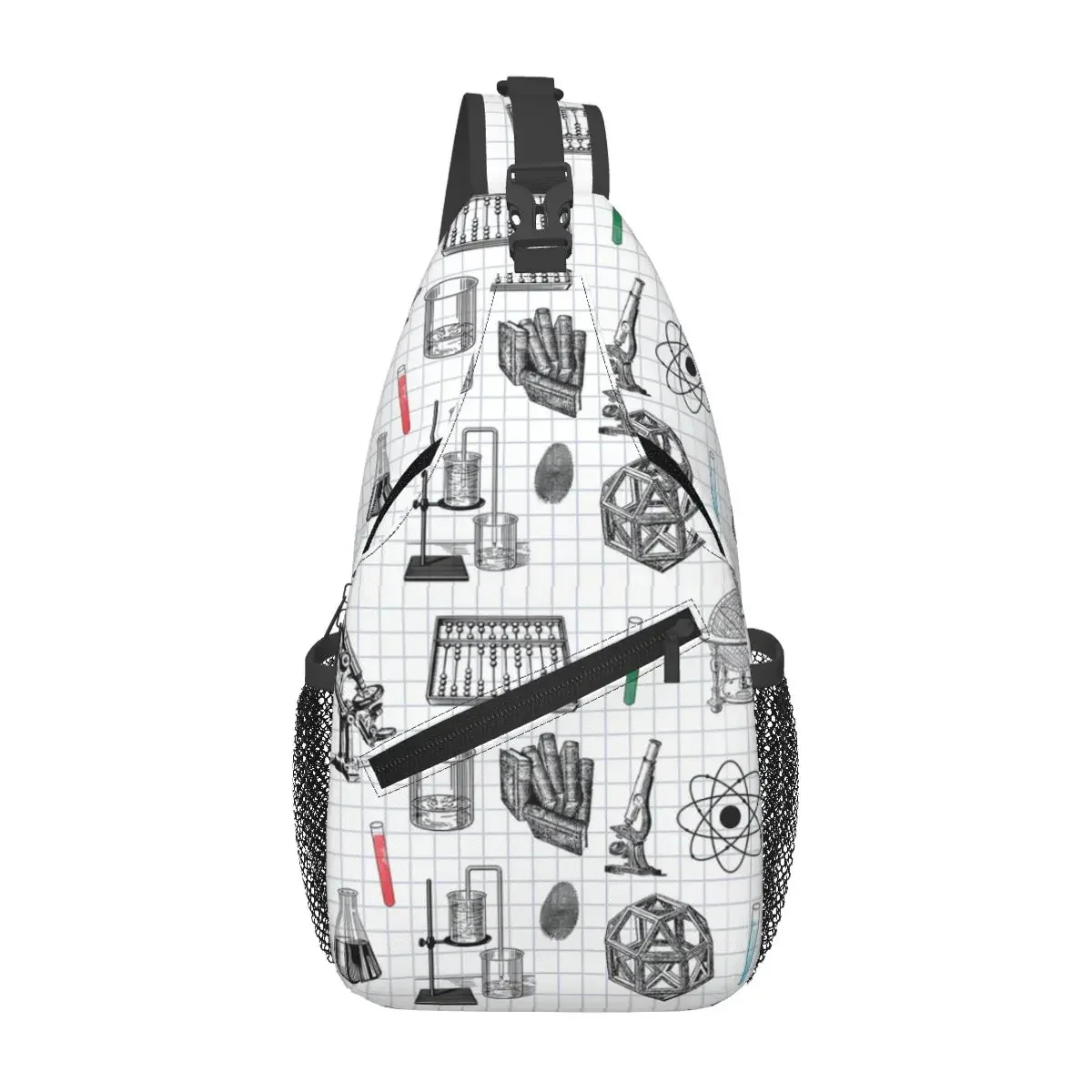 Science Chemistry Scientist Pattern Chest Bag Men Sling Crossbody Backpack Chest Bag Travel Hiking Daypack Shoulder Bag
Science Chemistry Scientist Pattern Chest Bag Men Sling Crossbody Backpack Chest Bag Travel Hiking Daypack Shoulder Bag