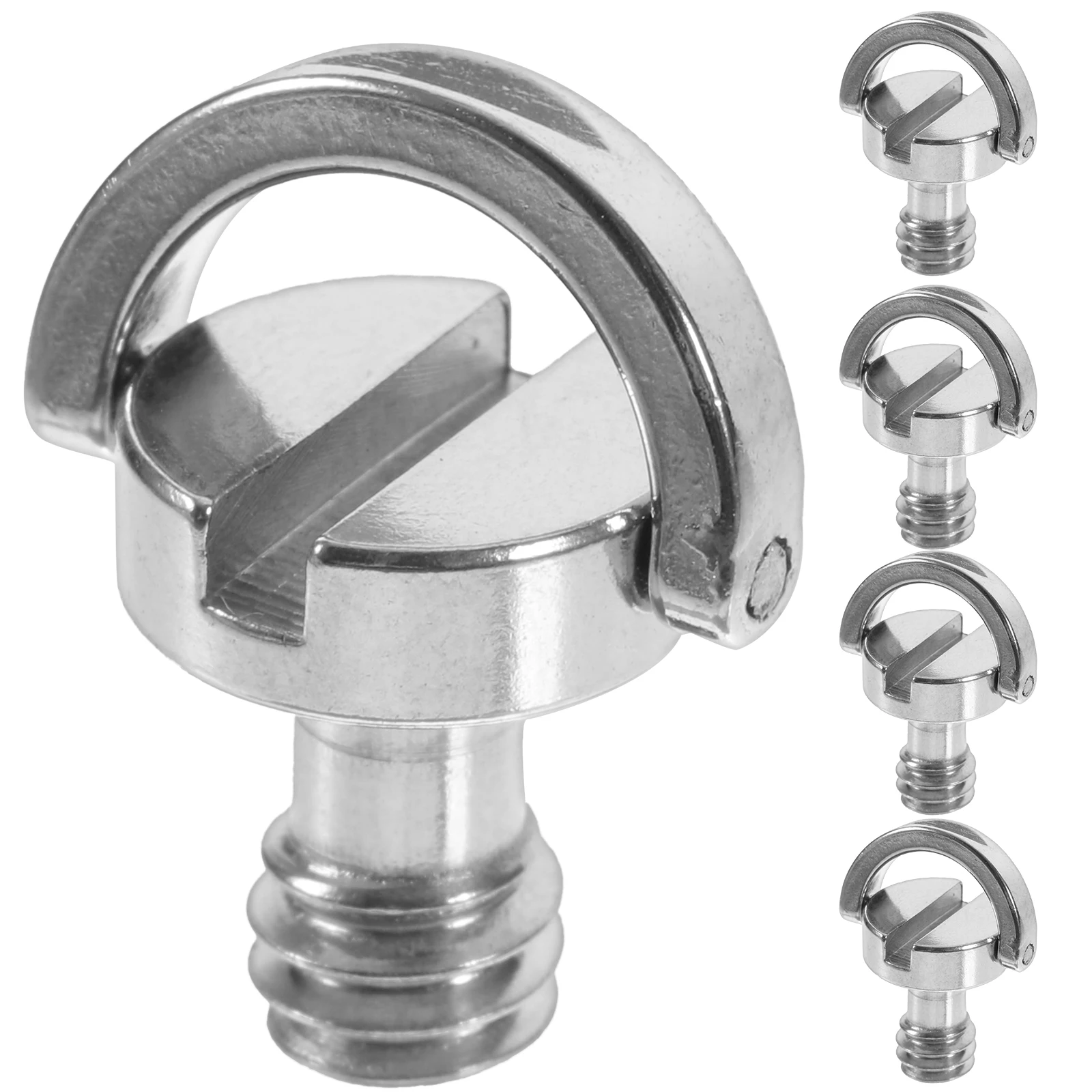 5pcs Camera Fixing Screw 1/4 D-ring Tripod Mount Adapter Nickel Plated Iron Lightweight Portable Replacement for Qr Plate
5pcs Camera Fixing Screw 1/4 D-ring Tripod Mount Adapter Nickel Plated Iron Lightweight Portable Replacement for Qr Plate