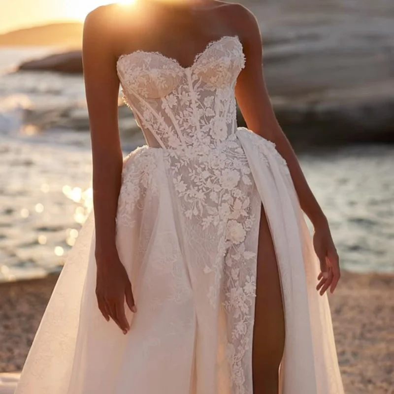 Shiny White Appliques Wedding Dresses flower decal off-shoulder A skirt Gowns vent Made wedding dress Bridal Gown
Shiny White Appliques Wedding Dresses flower decal off-shoulder A skirt Gowns vent Made wedding dress Bridal Gown