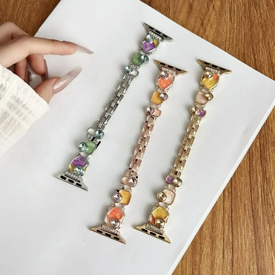 Luxury Metal Watch Straps for Apple Watch 38 40 41 42 44 45 46 49mm Enamel Jewelry Correas for iwatch Series 11 10 9 8 Bracelets
Luxury Metal Watch Straps for Apple Watch 38 40 41 42 44 45 46 49mm Enamel Jewelry Correas for iwatch Series 11 10 9 8 Bracelets