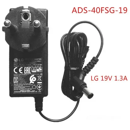 Suitable for LG 19V 1.3A power adapter ADS-40FSG-19A European standard DS-25FSF WA-24C19FS
Suitable for LG 19V 1.3A power adapter ADS-40FSG-19A European standard DS-25FSF WA-24C19FS