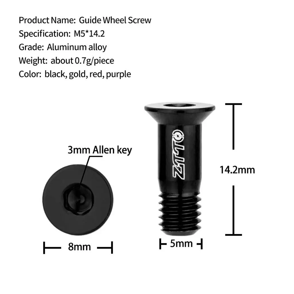 High Strength Bicycle Guide Wheel Screw M5 Repair Accessory Bike Saddle Bolt for Folding Rear Rack Upgrades
High Strength Bicycle Guide Wheel Screw M5 Repair Accessory Bike Saddle Bolt for Folding Rear Rack Upgrades