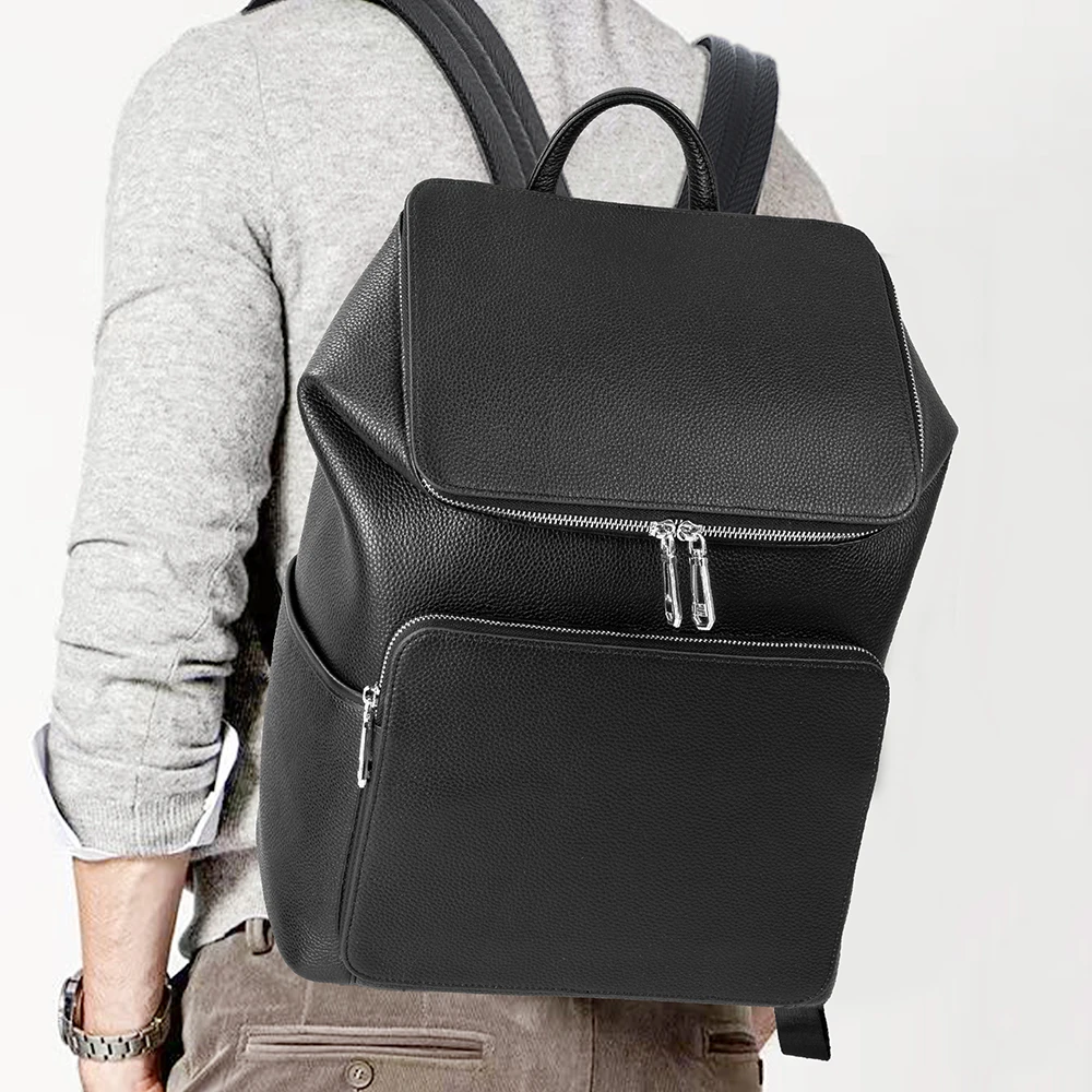 Leisure Men Backpacks Leather Men Bag Fashion Boys Travel Backpack Cowhide Leather Schoolbag Large Capacity Day Bagpack
Leisure Men Backpacks Leather Men Bag Fashion Boys Travel Backpack Cowhide Leather Schoolbag Large Capacity Day Bagpack