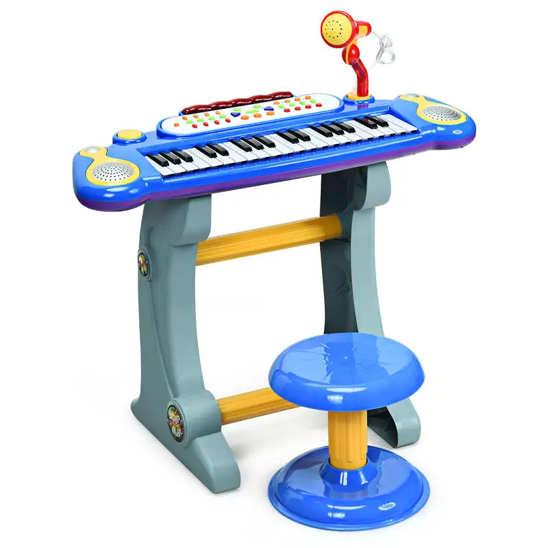 37 Key Electronic Keyboard Kids Toy Piano-Blue
37 Key Electronic Keyboard Kids Toy Piano-Blue