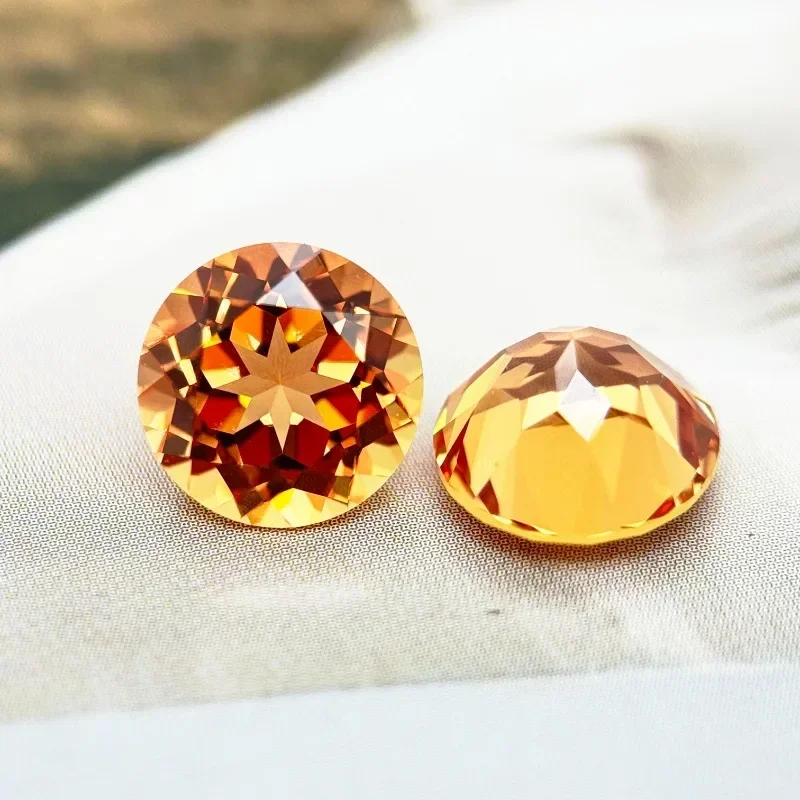 A-Lab Grown Sapphire Round Shape Orange Color Top Quality Charm Beads for Diy Jewelry Making Selectable AGL Certificate
A-Lab Grown Sapphire Round Shape Orange Color Top Quality Charm Beads for Diy Jewelry Making Selectable AGL Certificate