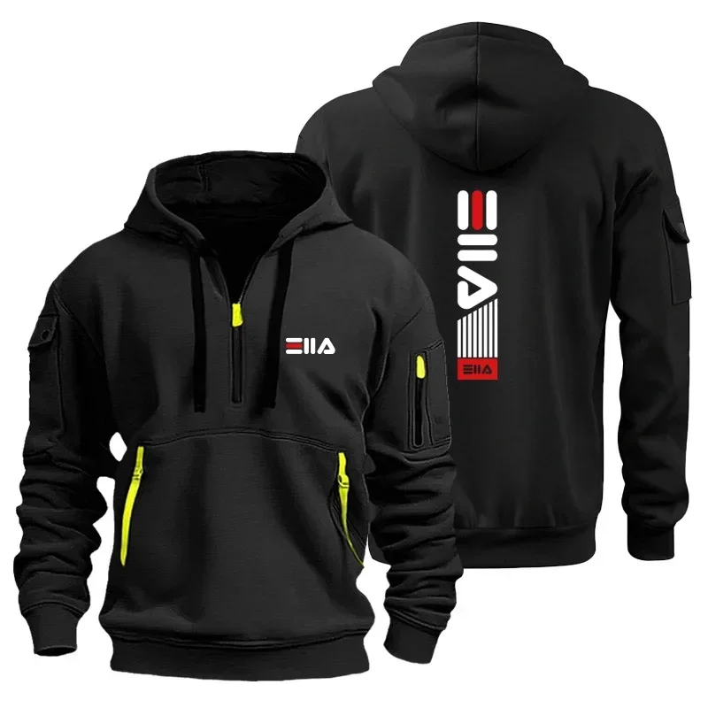New men's pull-over sweatshirt, outdoor multi-pocket 2025 Spring and autumn large-sized jogging zipper men's sports top
New men's pull-over sweatshirt, outdoor multi-pocket 2025 Spring and autumn large-sized jogging zipper men's sports top