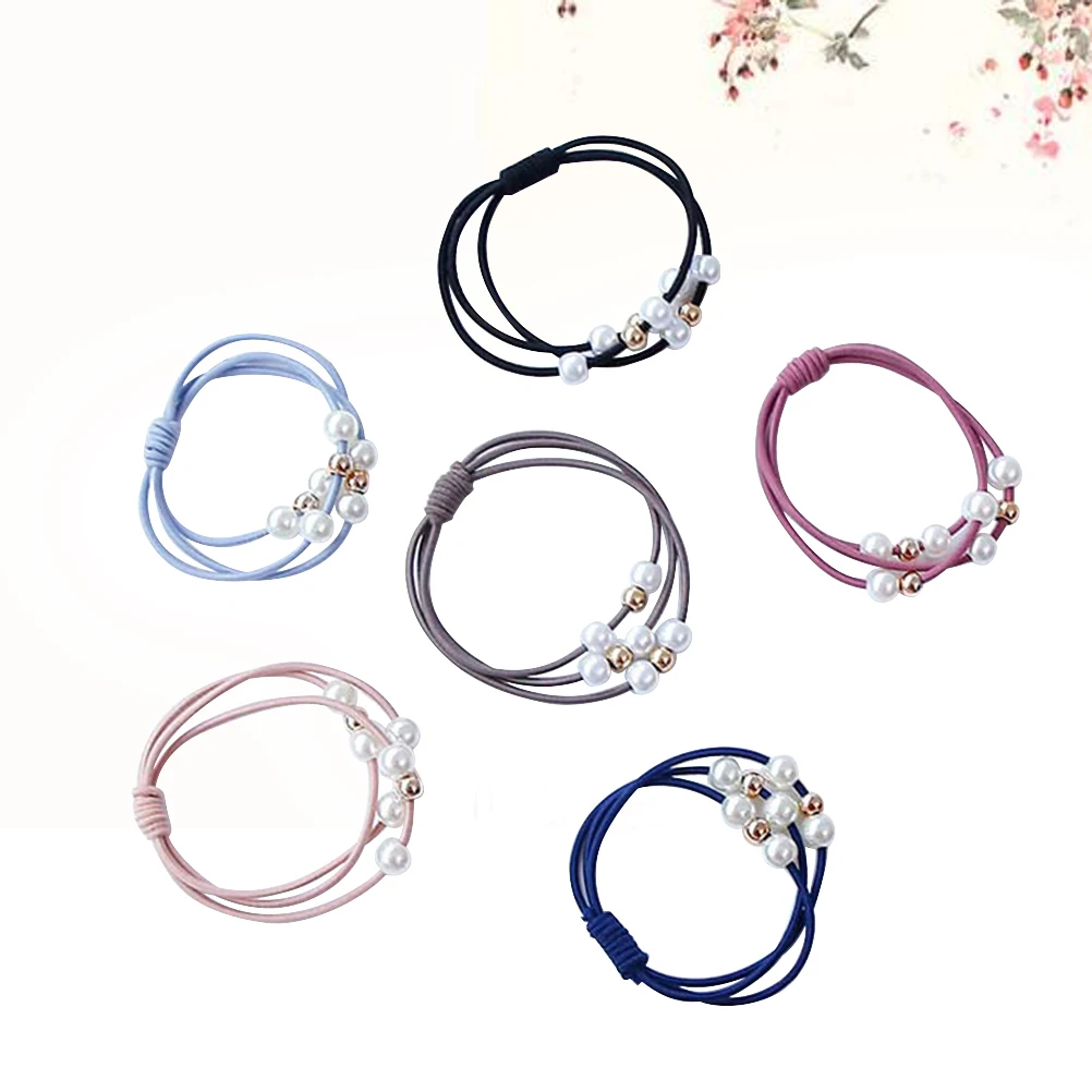 18 Pcs Pearl Tie Elastic Bands High Elasticity Fashion Ponytail Holder Hair Ring Kids Hair Rope Everyday Gifts
18 Pcs Pearl Tie Elastic Bands High Elasticity Fashion Ponytail Holder Hair Ring Kids Hair Rope Everyday Gifts