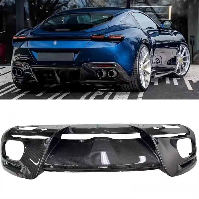 For Ferrari ROMA Real Dry Carbon Fiber Car Rear Bumper Lip Diffuser Splitters Spoiler Back Car Accessories Body Kit
For Ferrari ROMA Real Dry Carbon Fiber Car Rear Bumper Lip Diffuser Splitters Spoiler Back Car Accessories Body Kit
