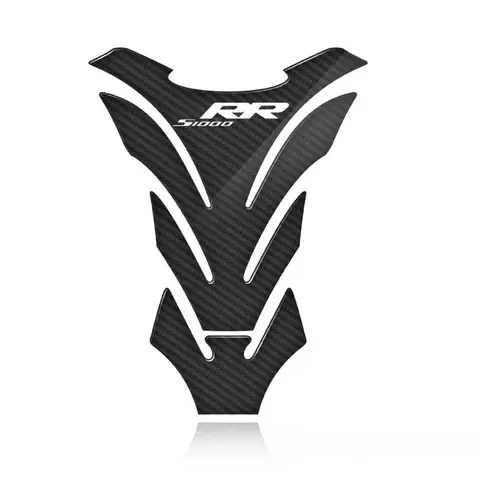 Motosiklet Yakıt Deposu Pedi 3D Karbon Fiber Koruyucu Çıkartmalar S1000RR S1000 RR için
