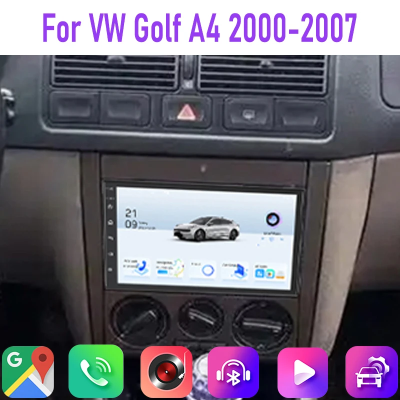 7" 4+64GB For VW Golf A4 2000 - 2007 Car Radio GPS BT Camera Stereo Wifi Reversing Image Google Map Head Unit Wireless Carplay
7" 4+64GB For VW Golf A4 2000 - 2007 Car Radio GPS BT Camera Stereo Wifi Reversing Image Google Map Head Unit Wireless Carplay