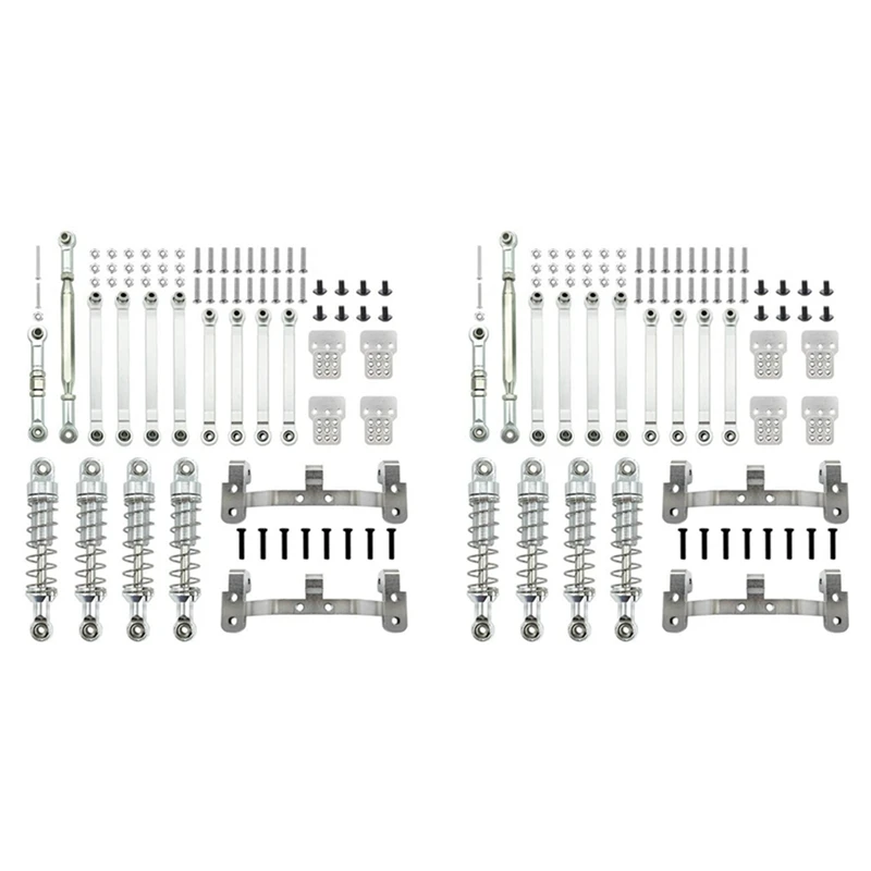 2 Set Metal Steering Link Rod Pull Rod Mount Shock Absorber Set For MN D90 MN-90 MN99S 1/12 RC Car Upgrade Parts,3
2 Set Metal Steering Link Rod Pull Rod Mount Shock Absorber Set For MN D90 MN-90 MN99S 1/12 RC Car Upgrade Parts,3
