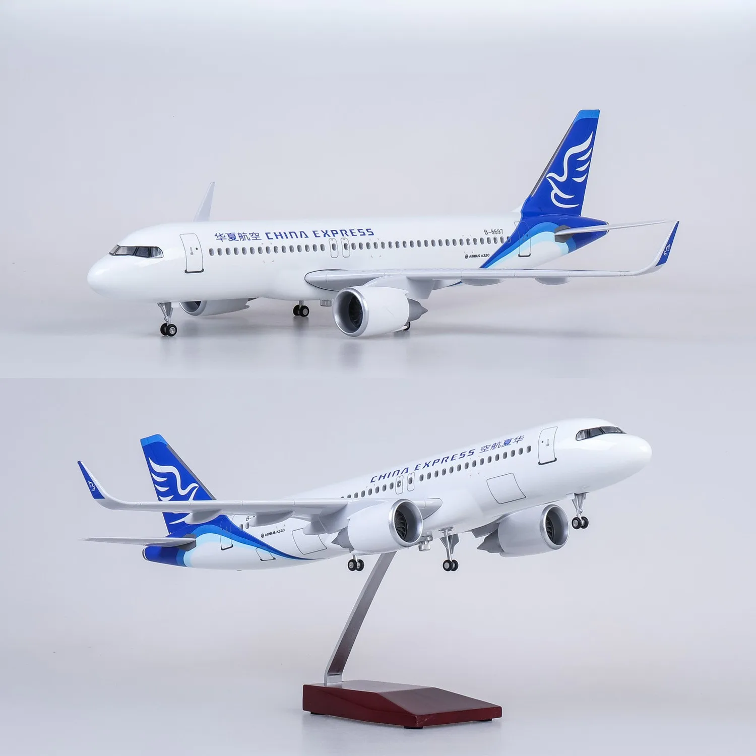 47cm Large Scale China Express A320 Diecast Resin Airplane Model Kit With Landing Gear Wheel For Display Collection or Toy Gift
47cm Large Scale China Express A320 Diecast Resin Airplane Model Kit With Landing Gear Wheel For Display Collection or Toy Gift
