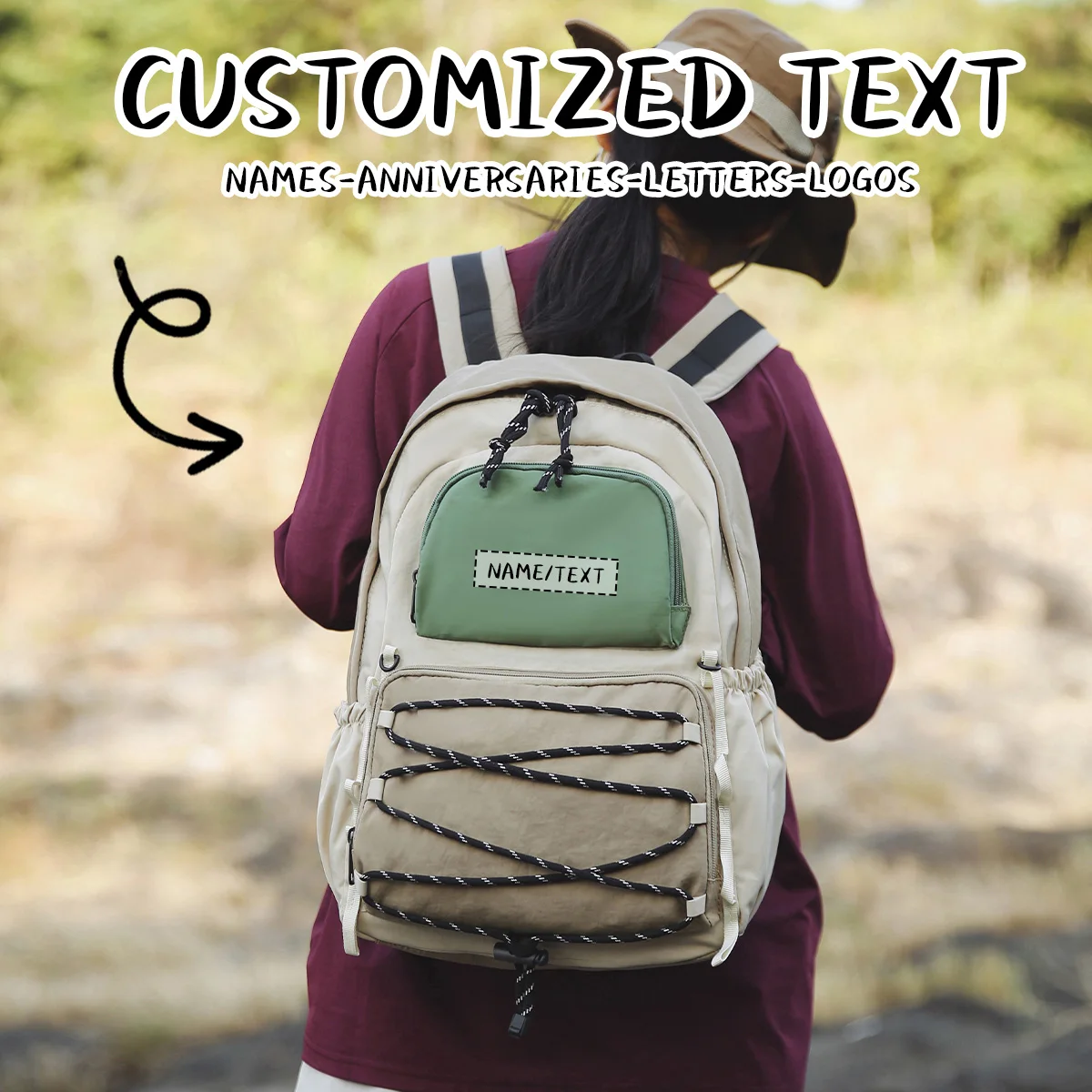 Customized Logo Backpack for Men and Women, Genuine Travel and Mountaineering Bag, Sports Backpack, School Bag, Personalized DIY
Customized Logo Backpack for Men and Women, Genuine Travel and Mountaineering Bag, Sports Backpack, School Bag, Personalized DIY
