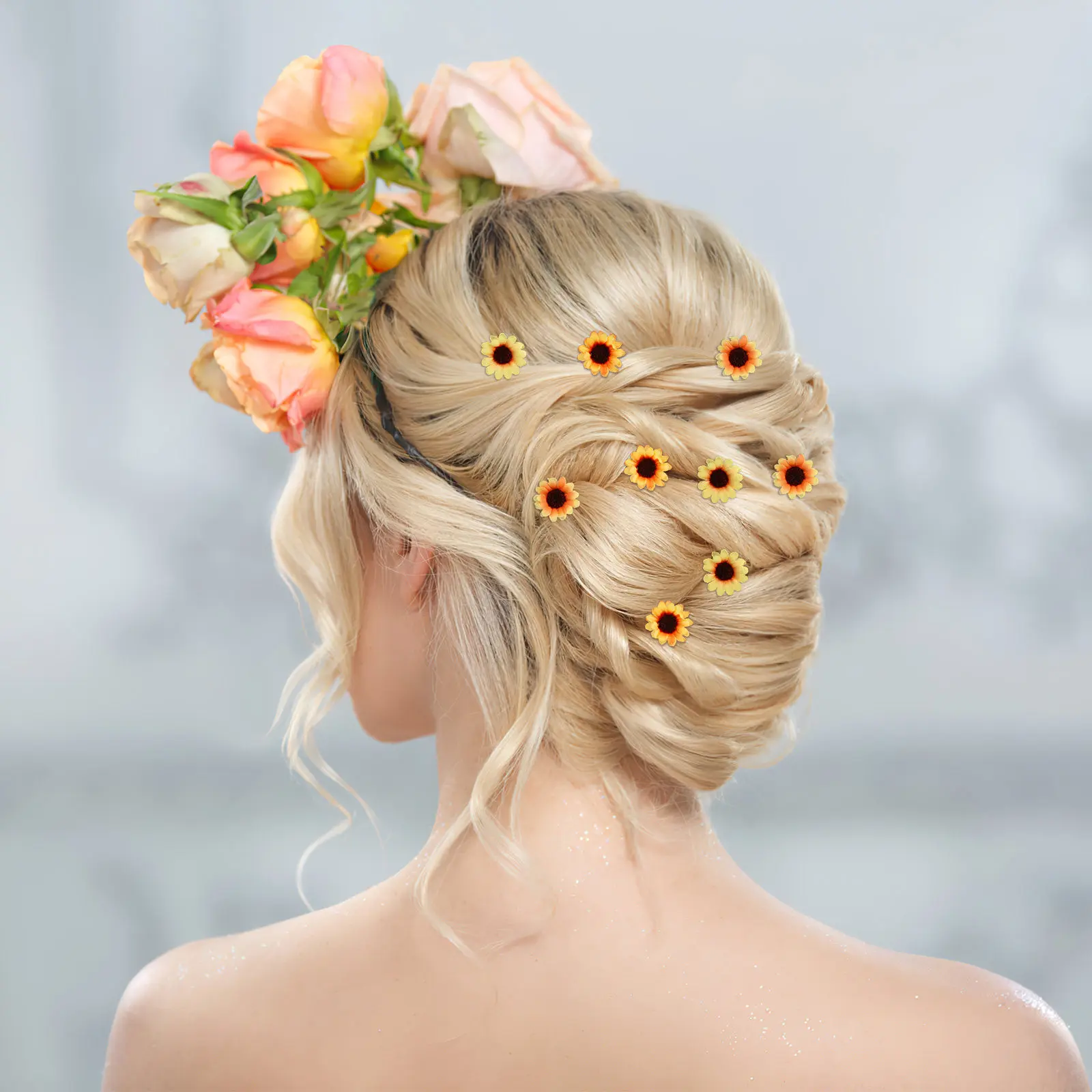 15Pcs Mini Cloth Sunflower Hairpins Easy Attachment Headdress Material for Daily Party Scrapbooking DIY Art Craft Hair Pin
15Pcs Mini Cloth Sunflower Hairpins Easy Attachment Headdress Material for Daily Party Scrapbooking DIY Art Craft Hair Pin