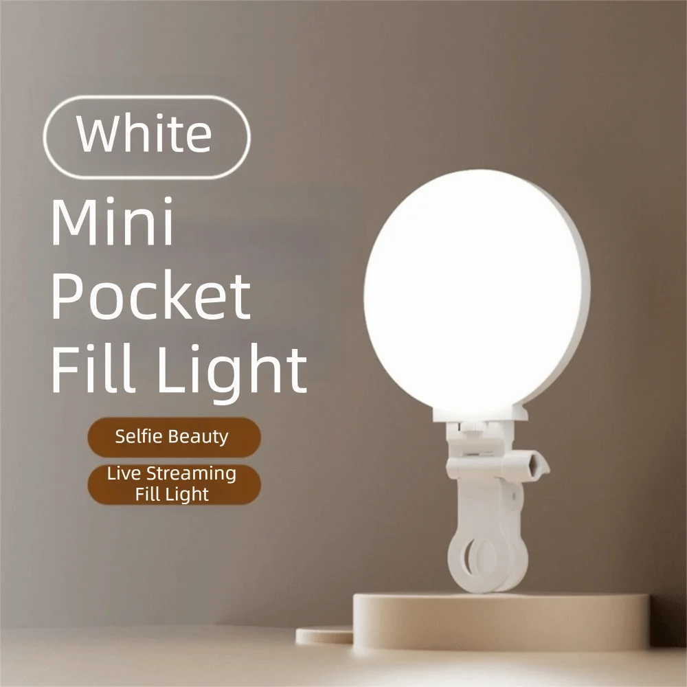 Clip Mount 3 Color LED Clip Light Rechargeable Handheld Portable LED Fill Light Clip On Professional Phone Ring Light Selfies
Clip Mount 3 Color LED Clip Light Rechargeable Handheld Portable LED Fill Light Clip On Professional Phone Ring Light Selfies