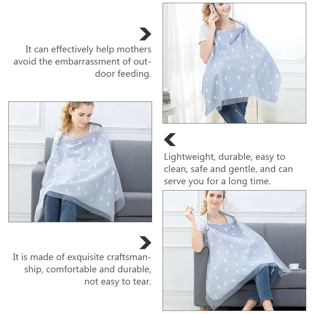 Mom Nursing Cover Cotton Baby Breastfeeding Cover Lightweight Soft Multi-Functional Cloak Outdoor Feeding Privacy Nursing 
Mom Nursing Cover Cotton Baby Breastfeeding Cover Lightweight Soft Multi-Functional Cloak Outdoor Feeding Privacy Nursing