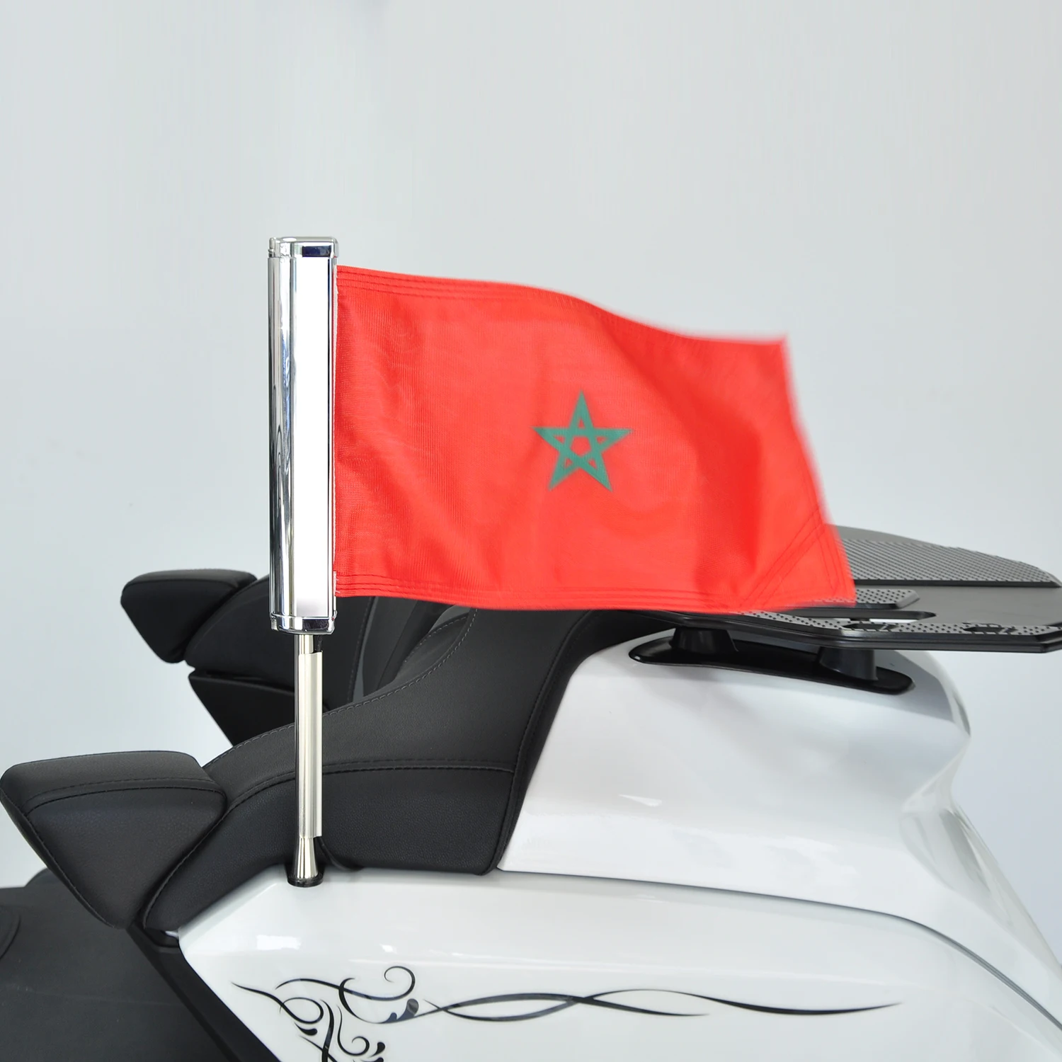 Panical Morocco LED Passenger Rear Trunk Flag Set Flagpole Kit For Honda Gold Wing Tour GL1800 2018-2024 Expansion Bracket
Panical Morocco LED Passenger Rear Trunk Flag Set Flagpole Kit For Honda Gold Wing Tour GL1800 2018-2024 Expansion Bracket