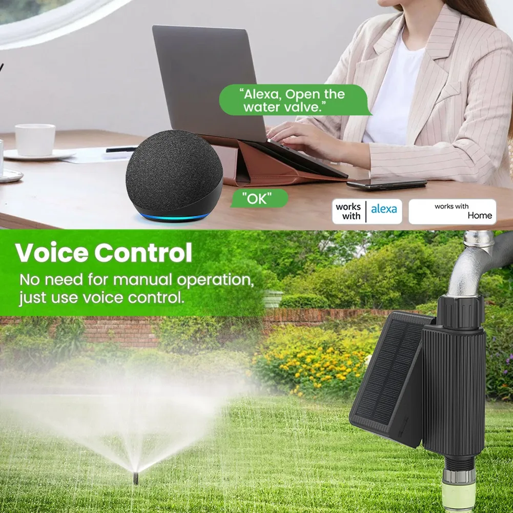 Wifi Solar Smart Hose Timer For Garden - Bluetooth Water Valve For Effective Drip Irrigation A62X
Wifi Solar Smart Hose Timer For Garden - Bluetooth Water Valve For Effective Drip Irrigation A62X