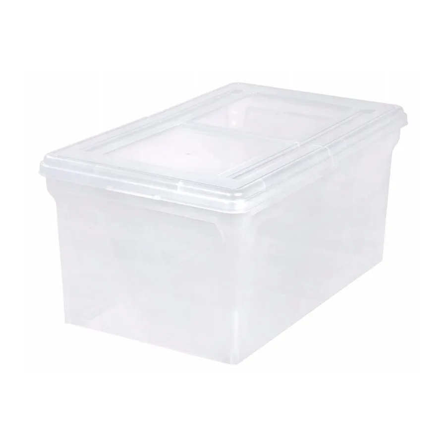 IRIS Storage box for hanging files for Letter A Size 8.5 in x 11 in - 11 gal - clear
IRIS Storage box for hanging files for Letter A Size 8.5 in x 11 in - 11 gal - clear