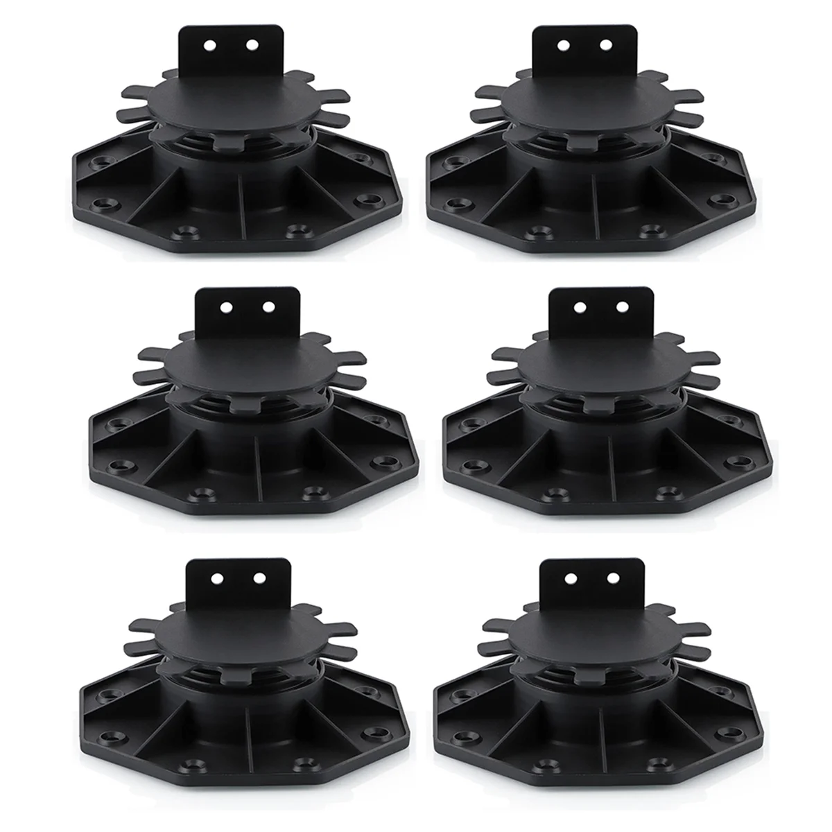 CACI 6 Pcs Joist Support Pedestals, Adjustable Decking & Flooring Support Pedestal for Deck, Timber Base
CACI 6 Pcs Joist Support Pedestals, Adjustable Decking & Flooring Support Pedestal for Deck, Timber Base