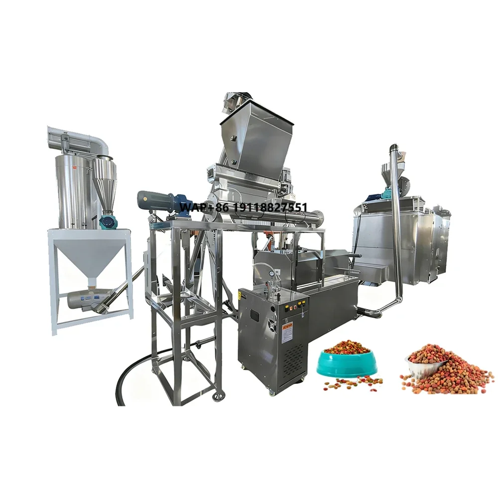 Pet Food Processing Line Cat Feed Making Machine Dry Dog Food Extruder Dog Food Machine Making or Sale
Pet Food Processing Line Cat Feed Making Machine Dry Dog Food Extruder Dog Food Machine Making or Sale