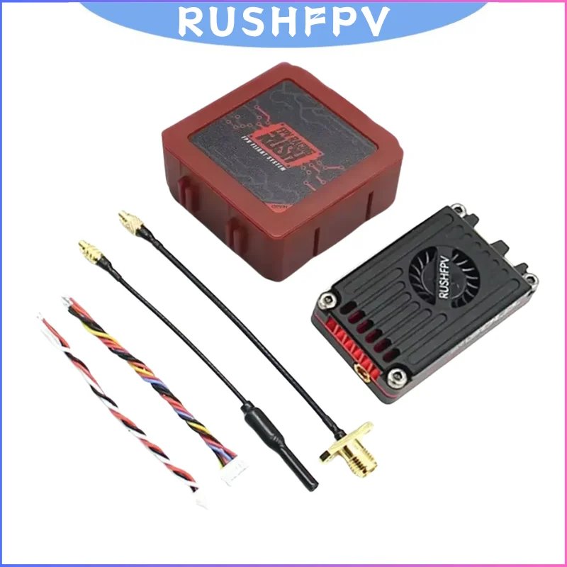 RUSHFPV MAX SOLO 5.8GHz Video Transmitter - 2.5W 2-6S with CNC Housing & Silent Cooling Fan for FPV Freestyle and Long Range
RUSHFPV MAX SOLO 5.8GHz Video Transmitter - 2.5W 2-6S with CNC Housing & Silent Cooling Fan for FPV Freestyle and Long Range