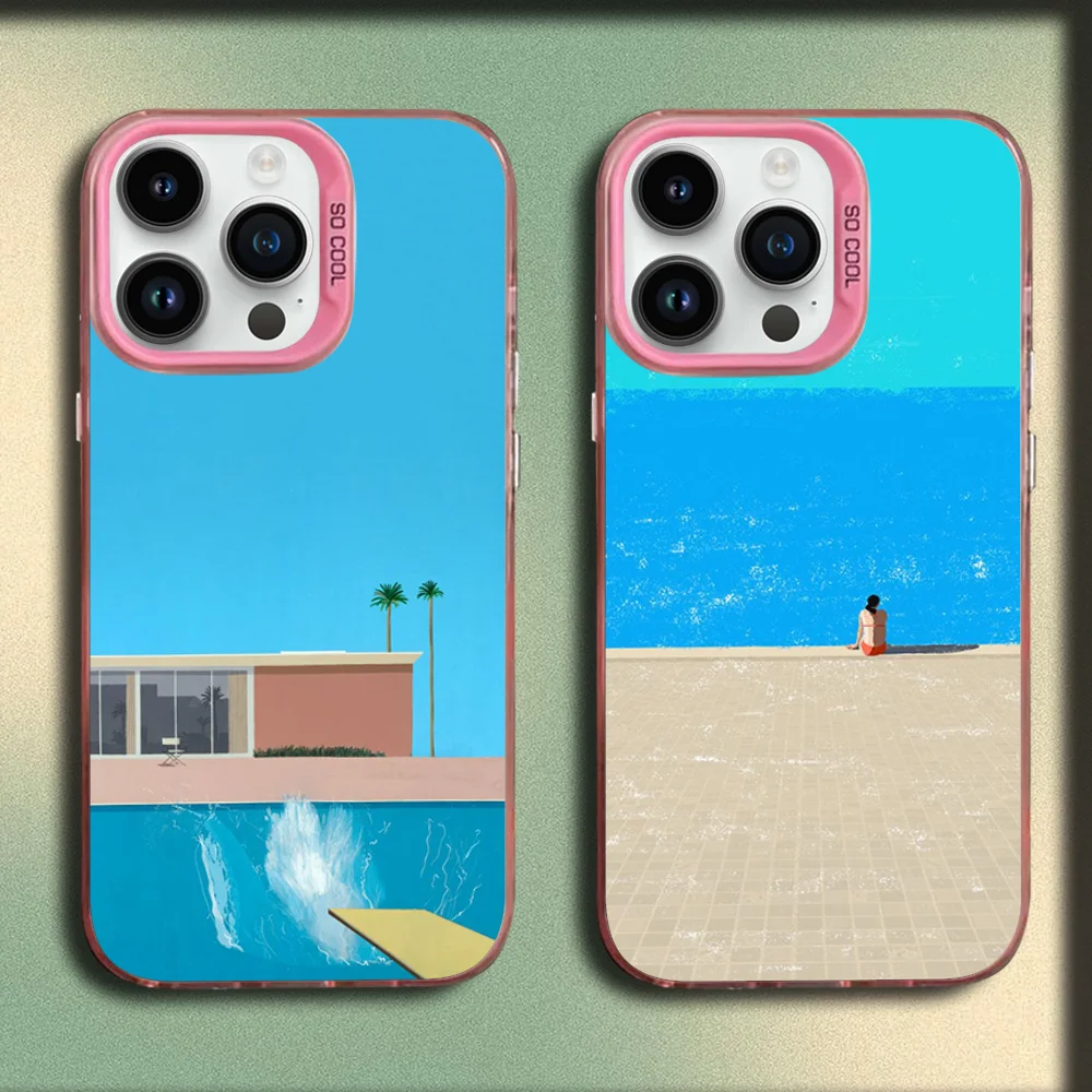 David Hockney Art Phone Case For iPhone 16,15,14,13,12,11,Mini,Pro,MAX Pink Matte Silicone Cover
David Hockney Art Phone Case For iPhone 16,15,14,13,12,11,Mini,Pro,MAX Pink Matte Silicone Cover
