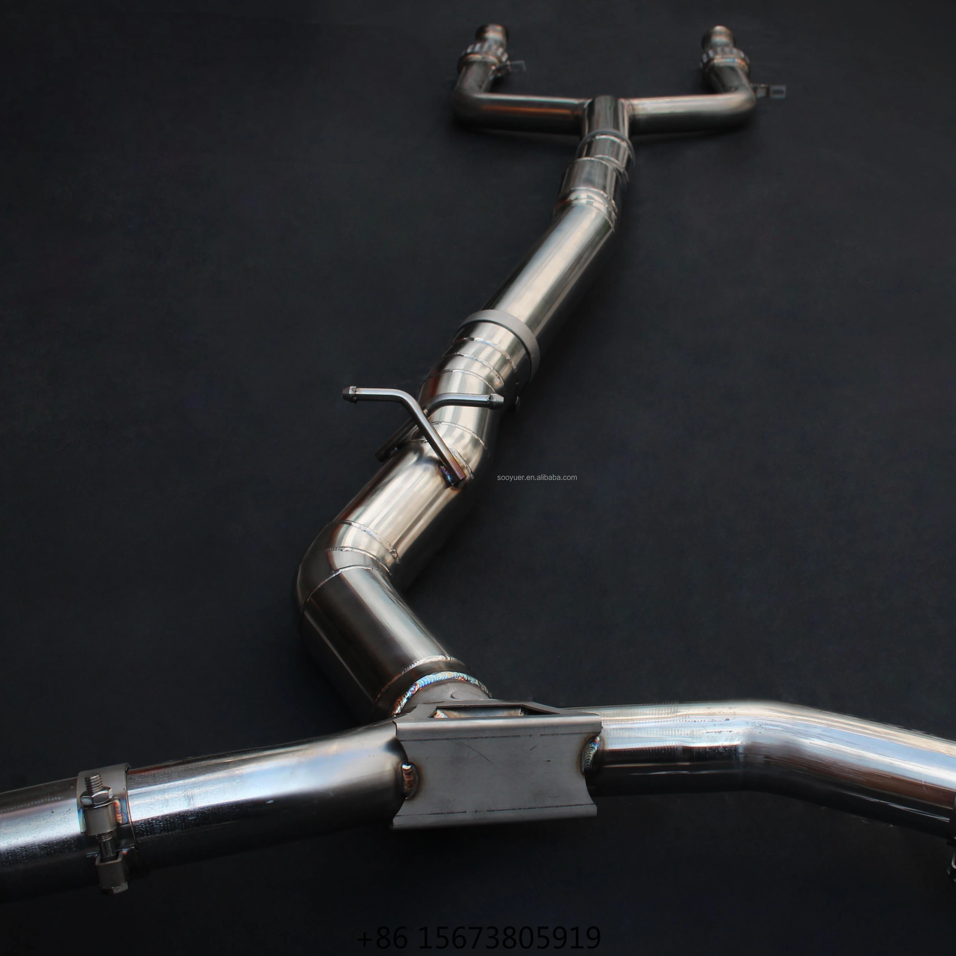 Выхлопная система Catback для C43 3.0T 2020-2024: Высокопроизводительный глушитель из нержавеющей стали с электронным управлением клапанами, на заказ
Выхлопная система Catback для C43 3.0T 2020-2024: Высокопроизводительный глушитель из нержавеющей стали с электронным управлением клапанами, на заказ