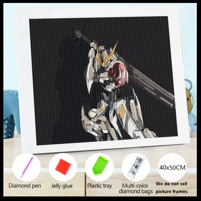 1 шт. Epic Gundam Barbatos Mecha Robot 5D DIY алмазная живопись полный набор сверл, набор для вышивки хрустальными стразами (40x50 см) для
1 шт. Epic Gundam Barbatos Mecha Robot 5D DIY алмазная живопись полный набор сверл, набор для вышивки хрустальными стразами (40x50 см) для