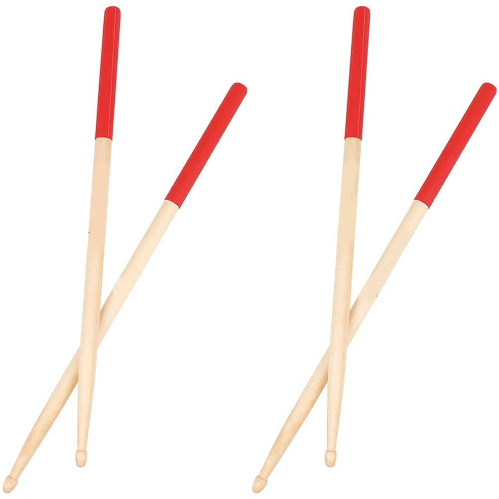 2 Pairs Set Maple Sticks Child Drumsticks Practice Pad Drumming Musical Instrument Accessories
2 Pairs Set Maple Sticks Child Drumsticks Practice Pad Drumming Musical Instrument Accessories