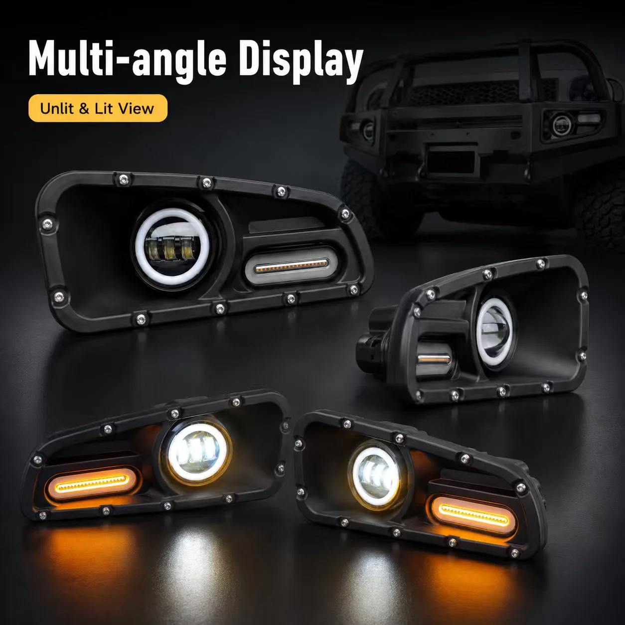 For Toyota FJ Cruiser LED Flowing Lights with Fiber Optics Front Bumper Fog Lights Turn Signal Lights Decorative Lights
For Toyota FJ Cruiser LED Flowing Lights with Fiber Optics Front Bumper Fog Lights Turn Signal Lights Decorative Lights
