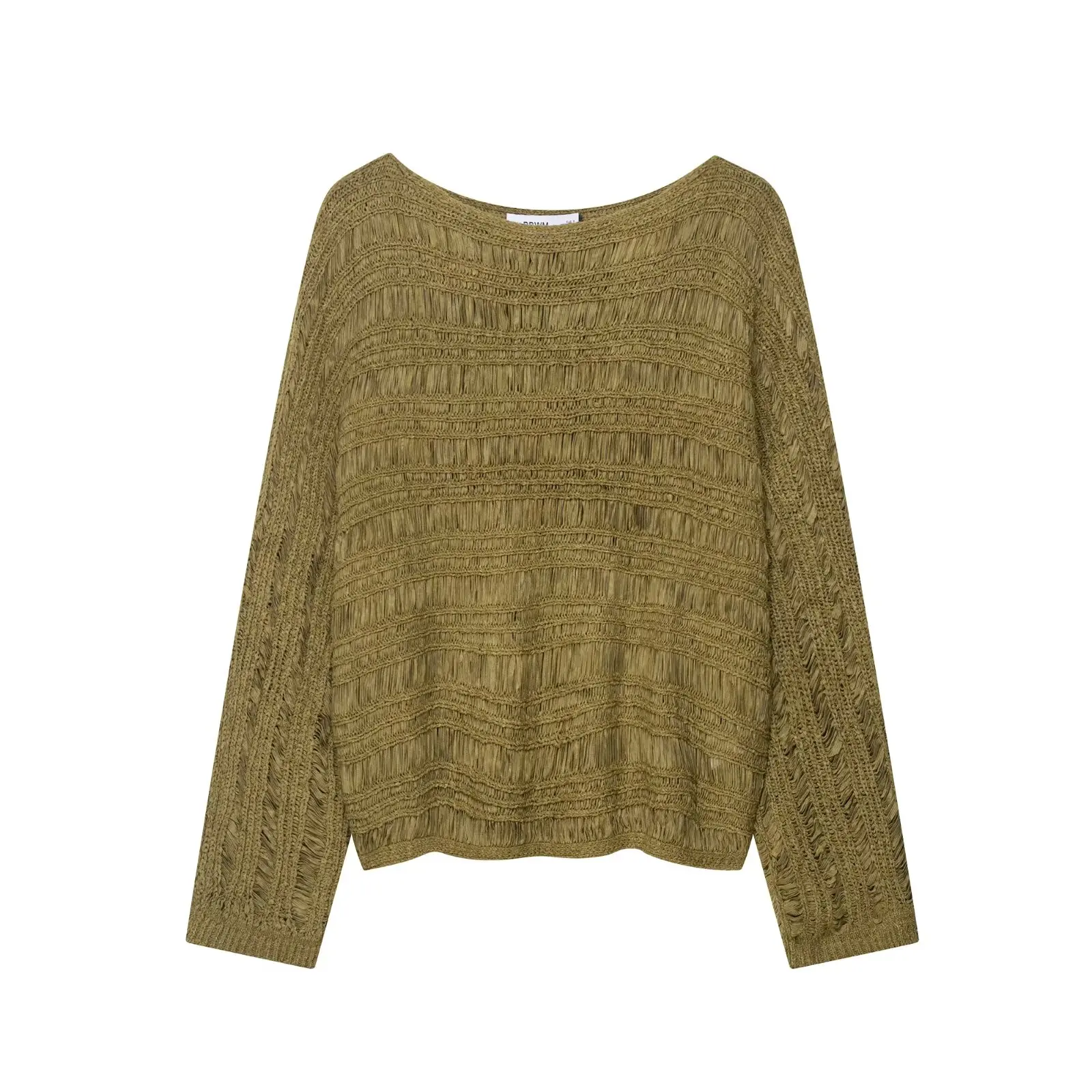 Off-the-shoulder hollow loose-fitting casual long-sleeved sweater 2025 autumn new high street fashion versatile knitted top
Off-the-shoulder hollow loose-fitting casual long-sleeved sweater 2025 autumn new high street fashion versatile knitted top