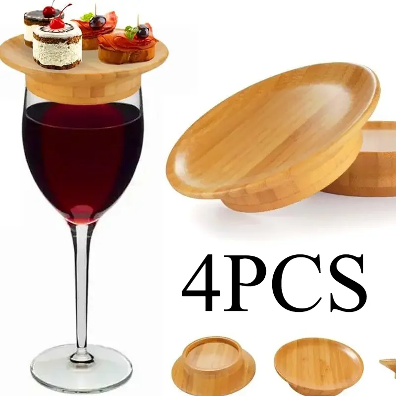 4PCS Wooden Wine Glass Charcuterie Topper Easily Ecorative Wine Topper Coasters Leakproof Charcuterie Board Toppers Handmade
4PCS Wooden Wine Glass Charcuterie Topper Easily Ecorative Wine Topper Coasters Leakproof Charcuterie Board Toppers Handmade