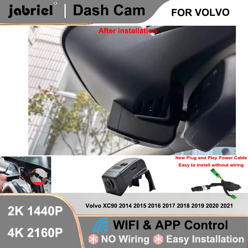 Dash Cam Camera DVR 2K 4K Wifi Plug and Play Video Recorder for Volvo XC90 2014 2015 2016 2017 2018 2019 2020 2021 DashCam
Dash Cam Camera DVR 2K 4K Wifi Plug and Play Video Recorder for Volvo XC90 2014 2015 2016 2017 2018 2019 2020 2021 DashCam
