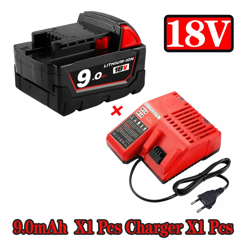 Original 18V 12.0Ah Replacement Lithium Ion Battery for Milwaukee M18 Power Tool Batteries 48-11-1815 48-11-1850 48-11-1860 Z50
Original 18V 12.0Ah Replacement Lithium Ion Battery for Milwaukee M18 Power Tool Batteries 48-11-1815 48-11-1850 48-11-1860 Z50