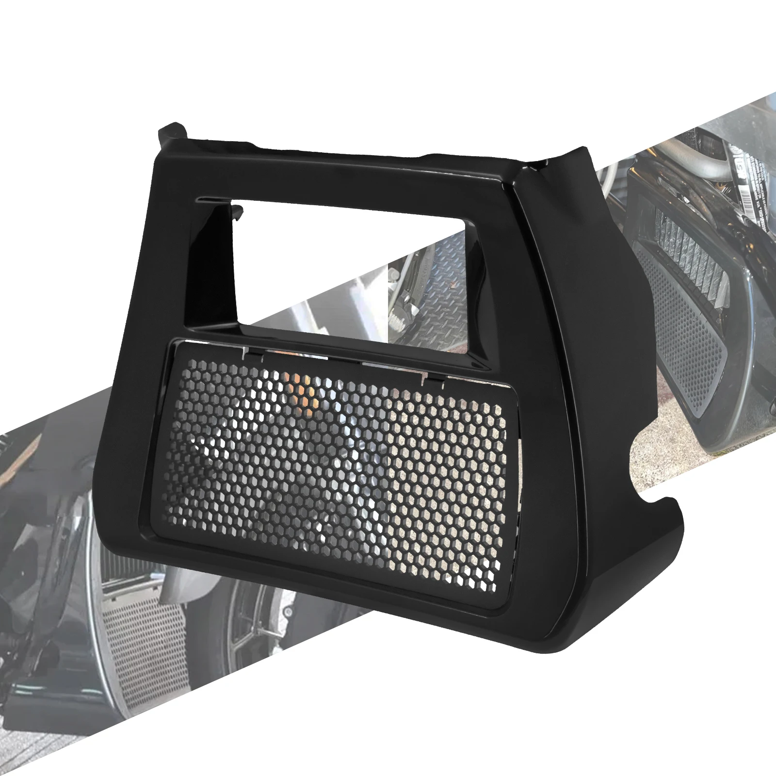 Motorcycles Fairing Front Spoilers Cooler Radiator Chin Cover Set For Harley Touring Street Road Glide FLHXSE FLTRXSE 2023-2024
Motorcycles Fairing Front Spoilers Cooler Radiator Chin Cover Set For Harley Touring Street Road Glide FLHXSE FLTRXSE 2023-2024