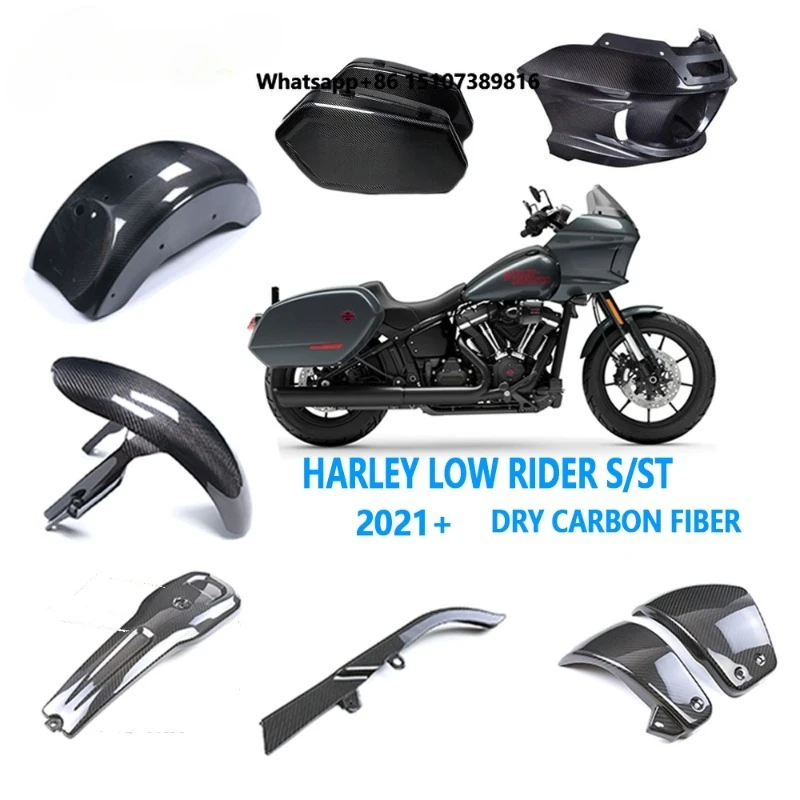 Low Rider S ST Carbon Fiber Parts Motorcycle Carbon Fairings for Davidson Low Rider S ST 2022 2023 2024 2025
Low Rider S ST Carbon Fiber Parts Motorcycle Carbon Fairings for Davidson Low Rider S ST 2022 2023 2024 2025