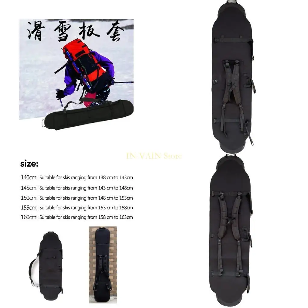 M5TC Padded Ski Bag Waterproof Snowboard Bag for Snow Sports Travel Road Trips, Black
M5TC Padded Ski Bag Waterproof Snowboard Bag for Snow Sports Travel Road Trips, Black