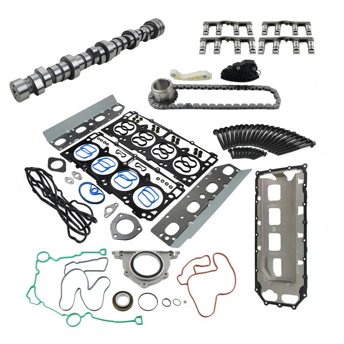 For Chrysler Aspen,For Dodge Durango,Valve Lifters,Camshaft,Phaser/ Adjuster,Water Pump,Oil Pumps,Timing Chain Kit,bolts
For Chrysler Aspen,For Dodge Durango,Valve Lifters,Camshaft,Phaser/ Adjuster,Water Pump,Oil Pumps,Timing Chain Kit,bolts