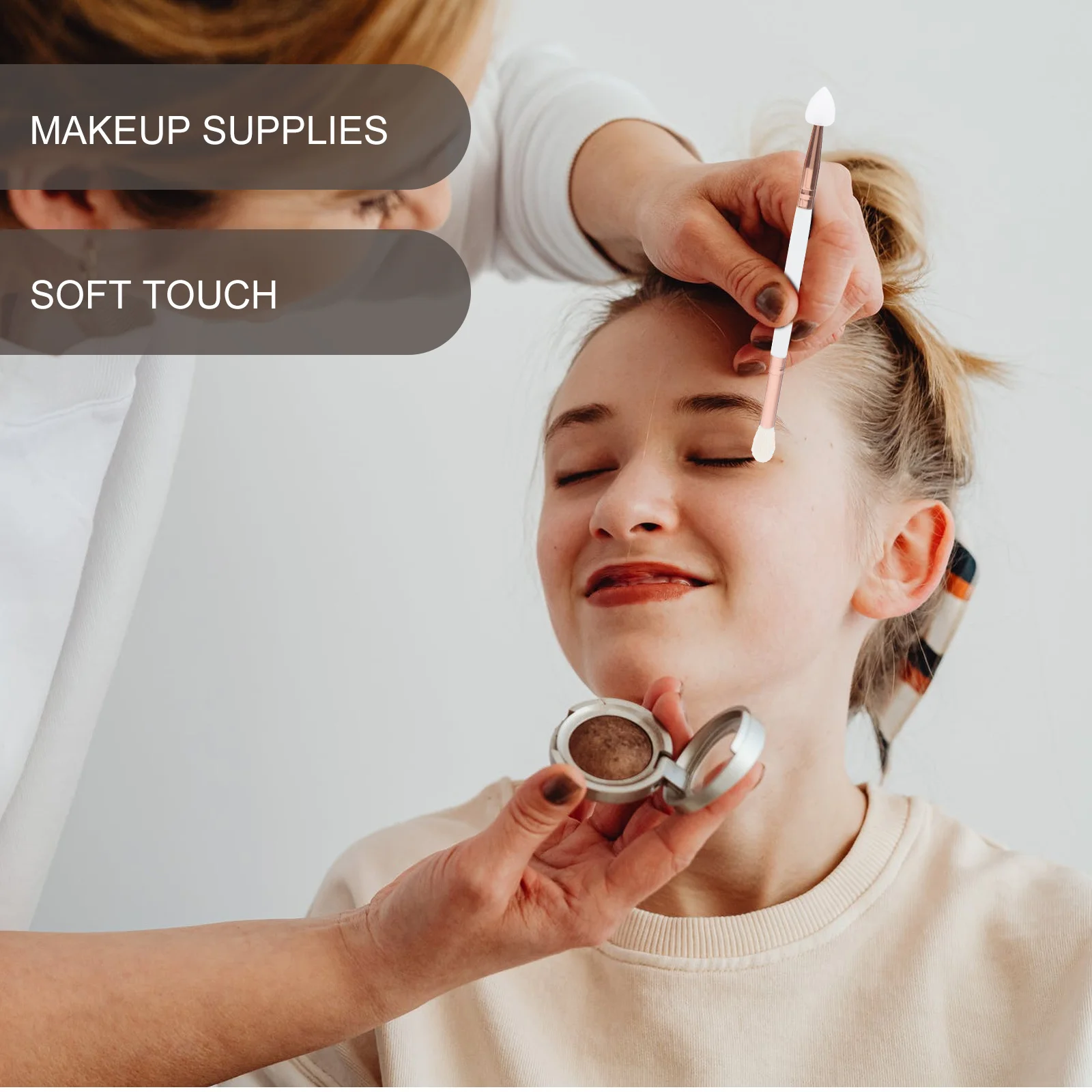 Eye Shadow Brush for Eyeshadow Applicator Brushes Women Double Sided Double-headed Double-sided Suits
Eye Shadow Brush for Eyeshadow Applicator Brushes Women Double Sided Double-headed Double-sided Suits