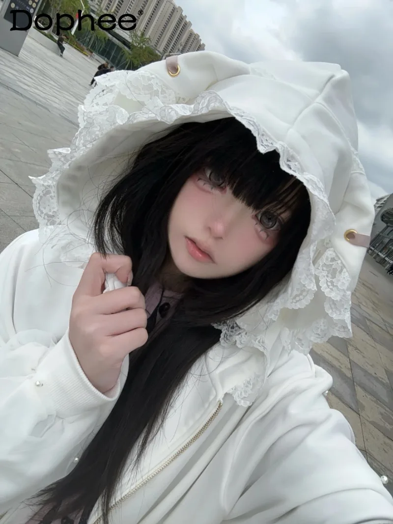 Y2K Subculture Japanese Original Lace-Up Rabbit Ear Hooded Cardigan Mass-Produced Bow Pearl Decoration Long Sleeve Jacket Women
Y2K Subculture Japanese Original Lace-Up Rabbit Ear Hooded Cardigan Mass-Produced Bow Pearl Decoration Long Sleeve Jacket Women