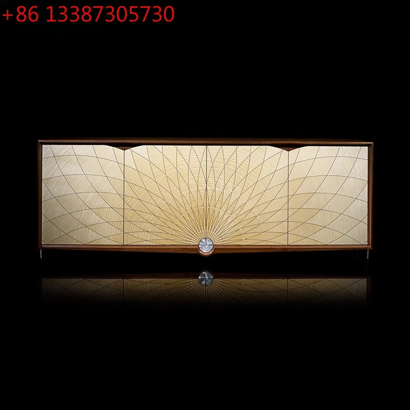 Solid wood porch cabinet light luxury modern dining side cabinet villa large flat floor home
Solid wood porch cabinet light luxury modern dining side cabinet villa large flat floor home