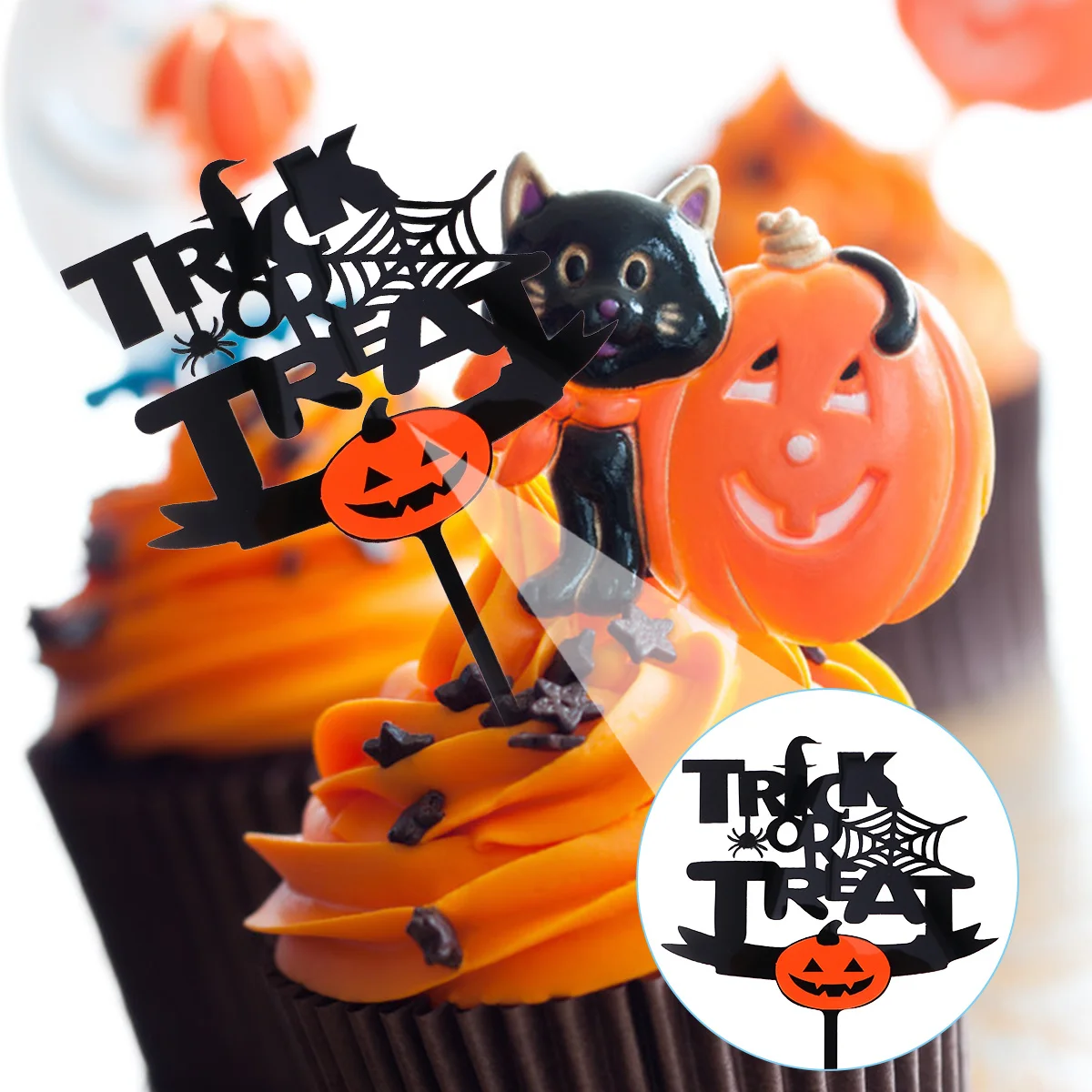 5Pcs Halloween Cake Ornament Acrylic Insert Cards Food Grade Decorative Cake Decor Perfect for Halloween Party
5Pcs Halloween Cake Ornament Acrylic Insert Cards Food Grade Decorative Cake Decor Perfect for Halloween Party