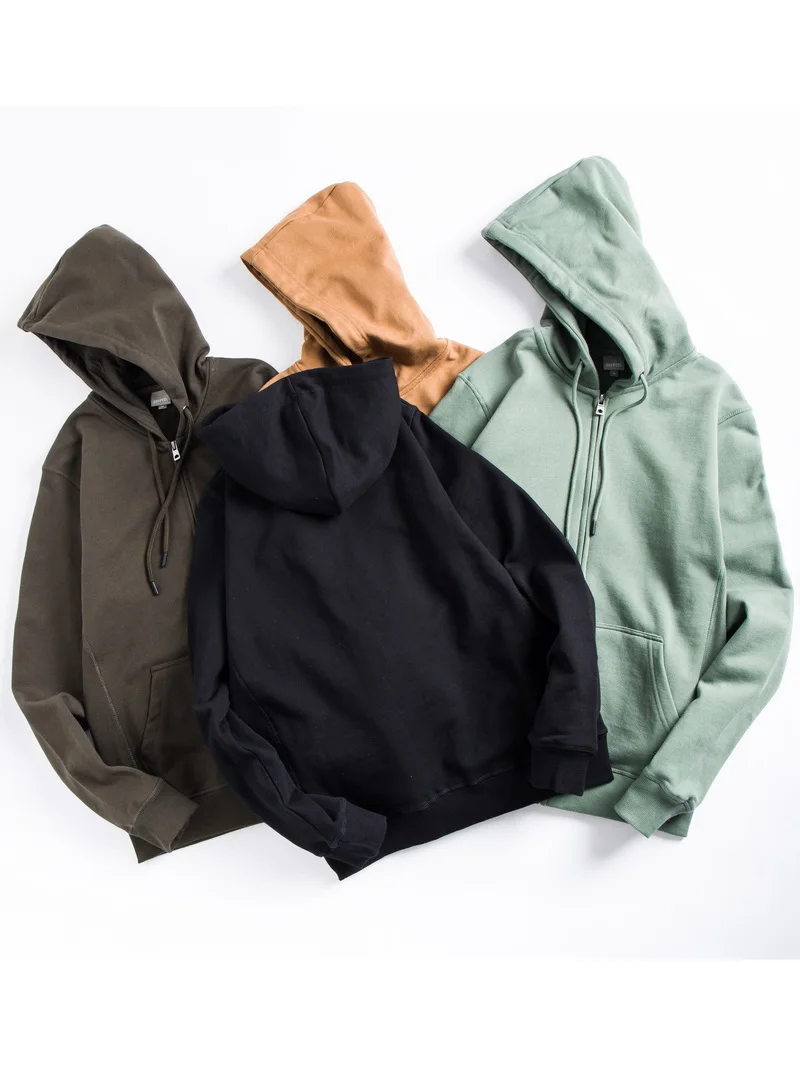 Men's Casual Hooded Zipper Cardigan Jacket Pure Cotton Loop Spring Autumn Fashion Urban Loose Fit Kangaroo Pocket Sweatshirt
Men's Casual Hooded Zipper Cardigan Jacket Pure Cotton Loop Spring Autumn Fashion Urban Loose Fit Kangaroo Pocket Sweatshirt